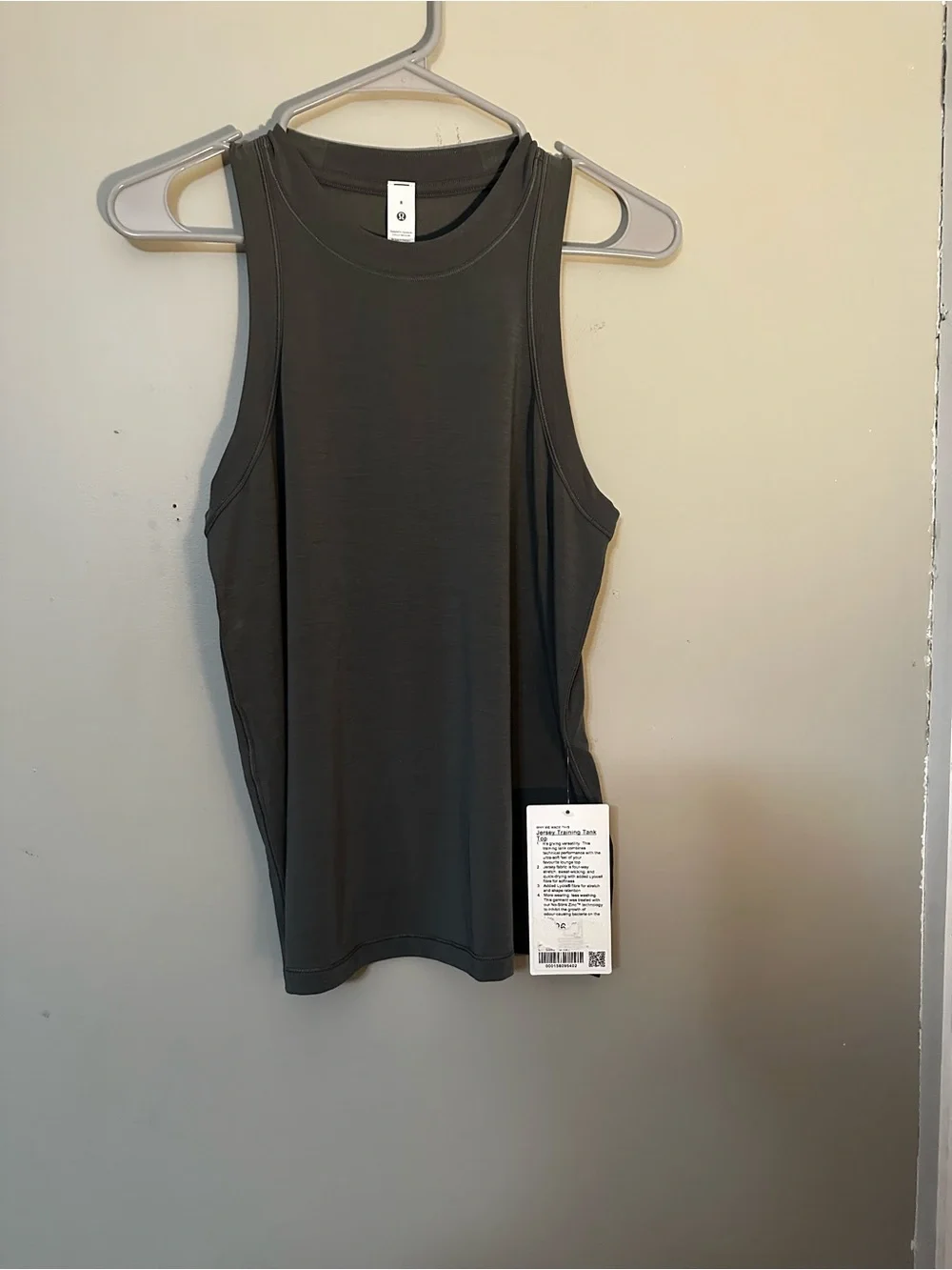 lululemon athletica Charcoal jersey training Tank